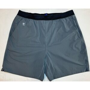 Twillory Athleisure Mens Athlounger 3-in-1 Athletic Running Gym Shorts XL Gray